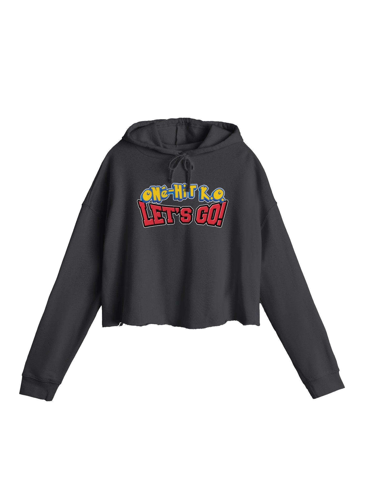 One-Hit K.O. Let's Go! - Independent Trading Co. Women’s Lightweight Cropped Hoodie product image (2)