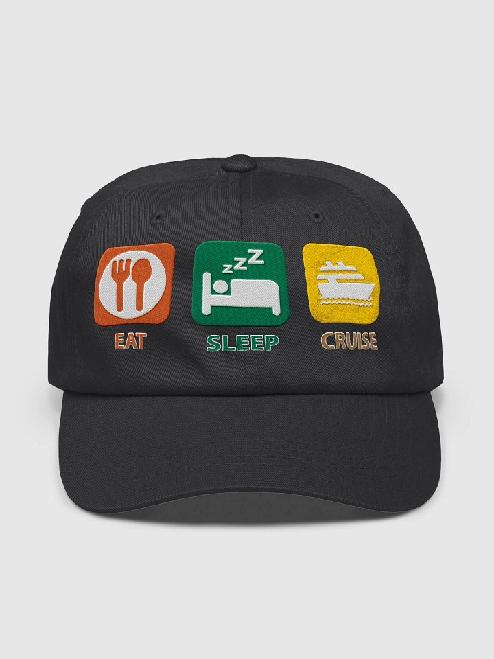 Eat Sleep Cruise Embroidered Hat product image (4)
