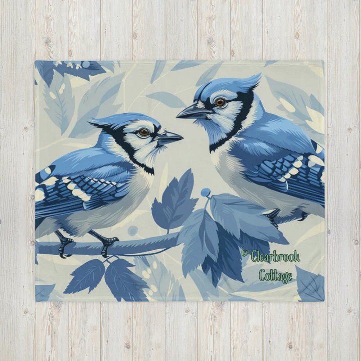 Blue Jay Throw Blanket product image (1)