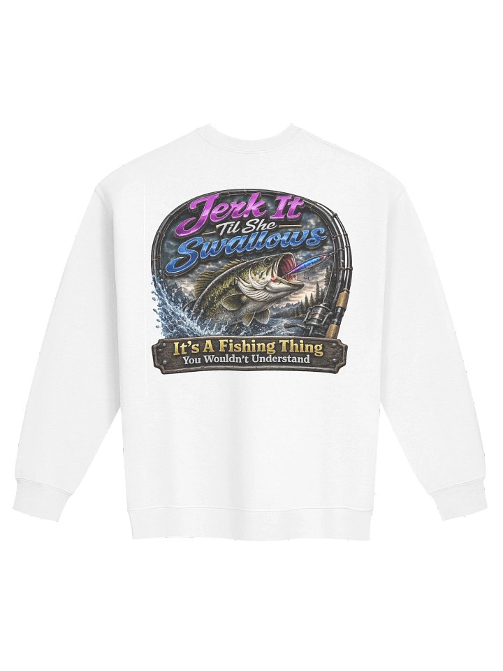 Jerk It Til She Swallows Purple Blue Sweatshirt product image (5)