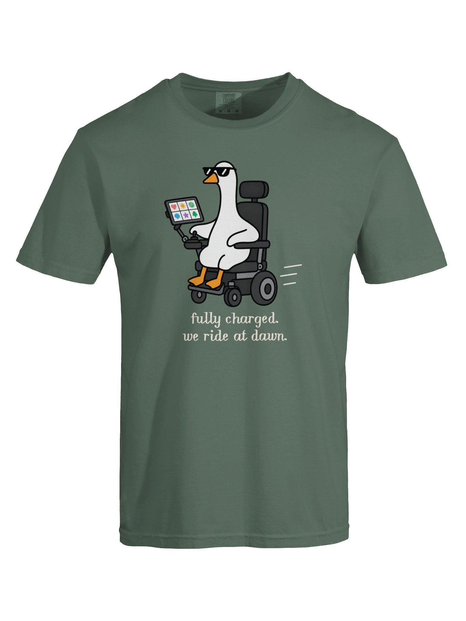 Fully Charged - Power Chair - Adult Unisex Tee product image (9)