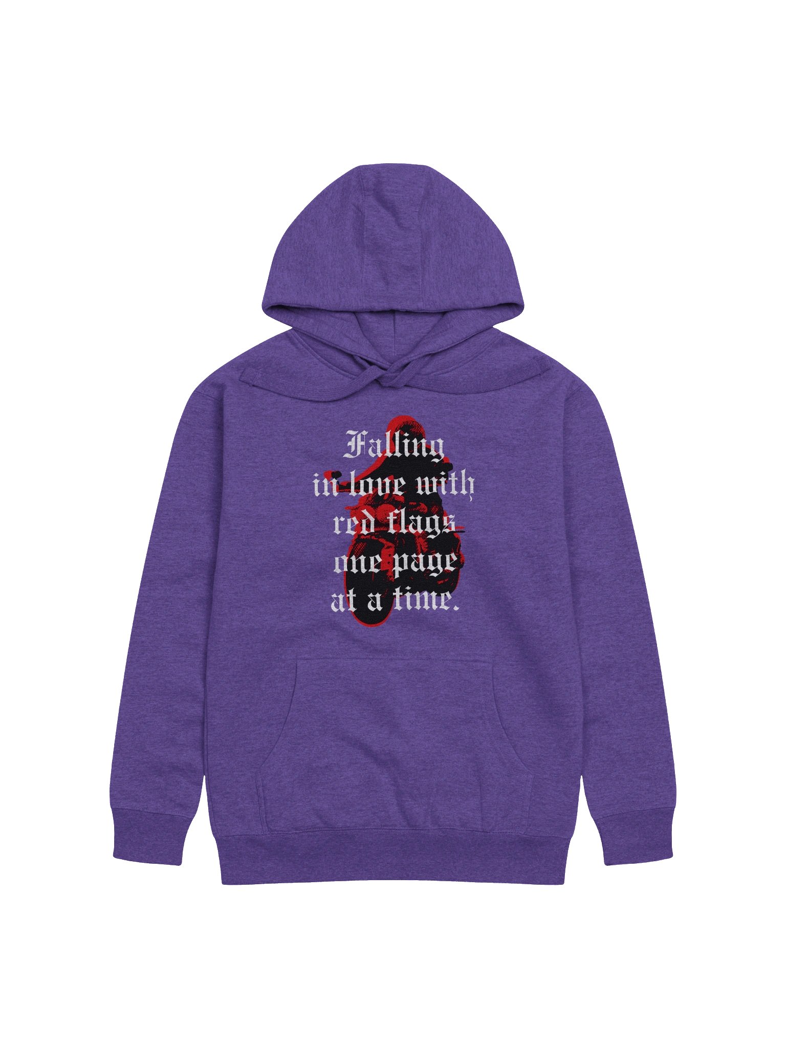 Red Flag Book Boyfriend Hoodie product image (2)
