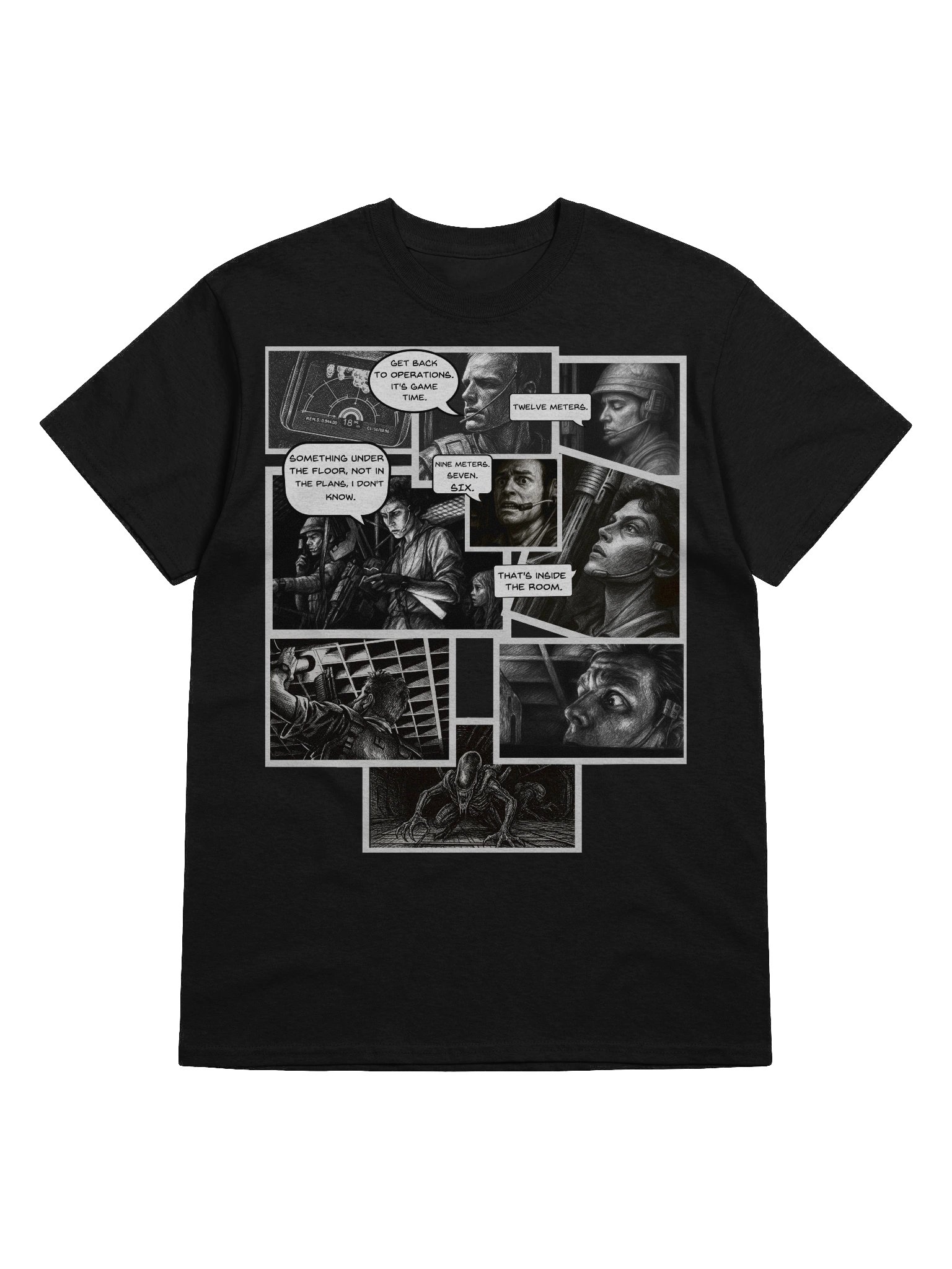 Aliens inspired Inside The Room Scene Tee product image (51)