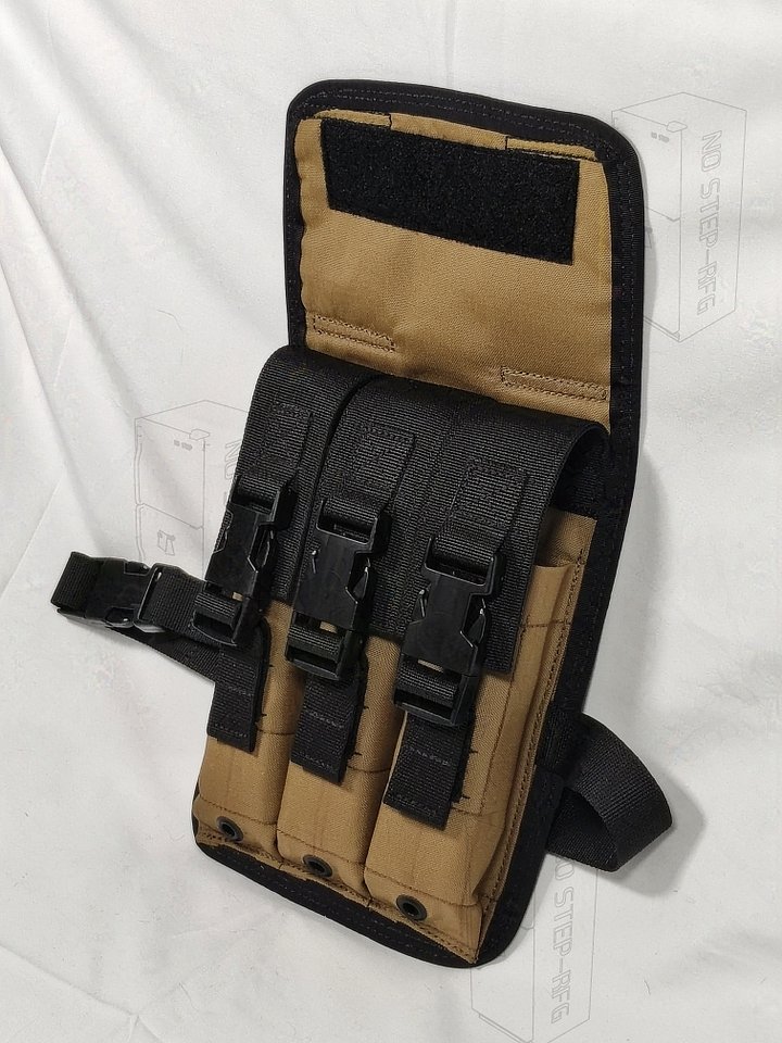 'Ready to ship' Gen-1 Drop leg MP5 Pouch, Coyote/black product image (1)
