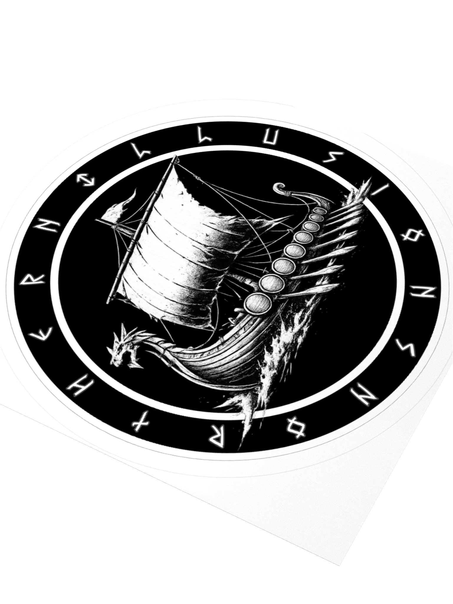 NORTHERN ILLUSIONS - Langskip Vinyl Sticker product image (3)