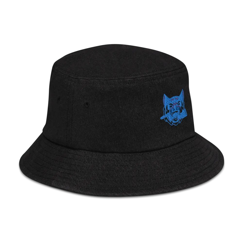 Snarling Tiger Denim Bucket Hat product image (3)