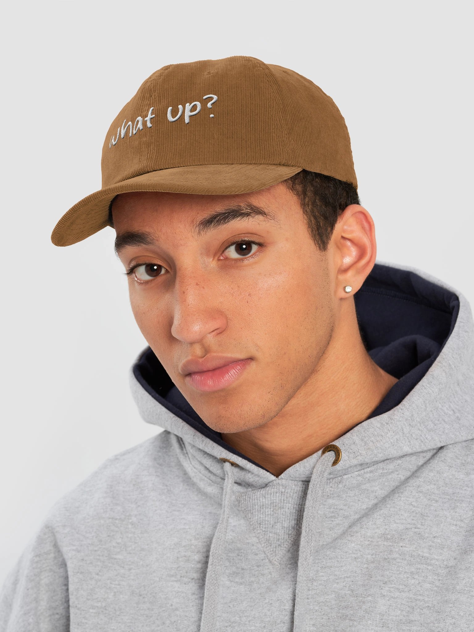 The What Up Hat Brown product image (6)