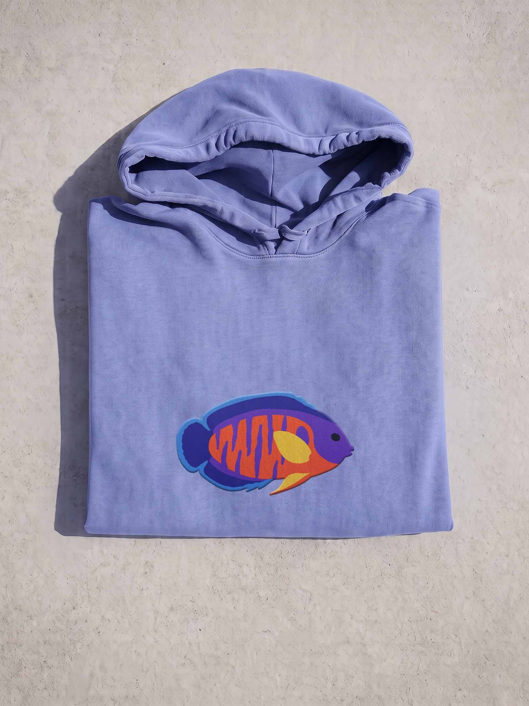 Coral Beauty Angelfish Embroidered Hoodie | Saltwater Reef Aquarium Fish & Marine Life Apparel product image (1)