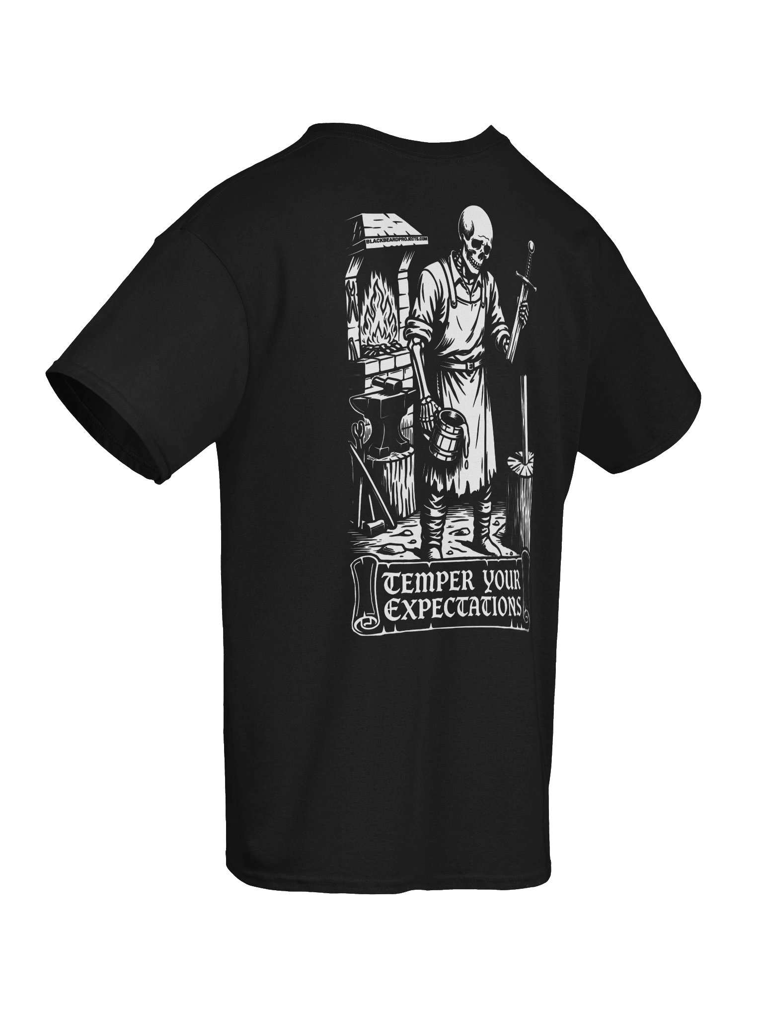 Temper Your Expectations Black T-shirt product image (8)