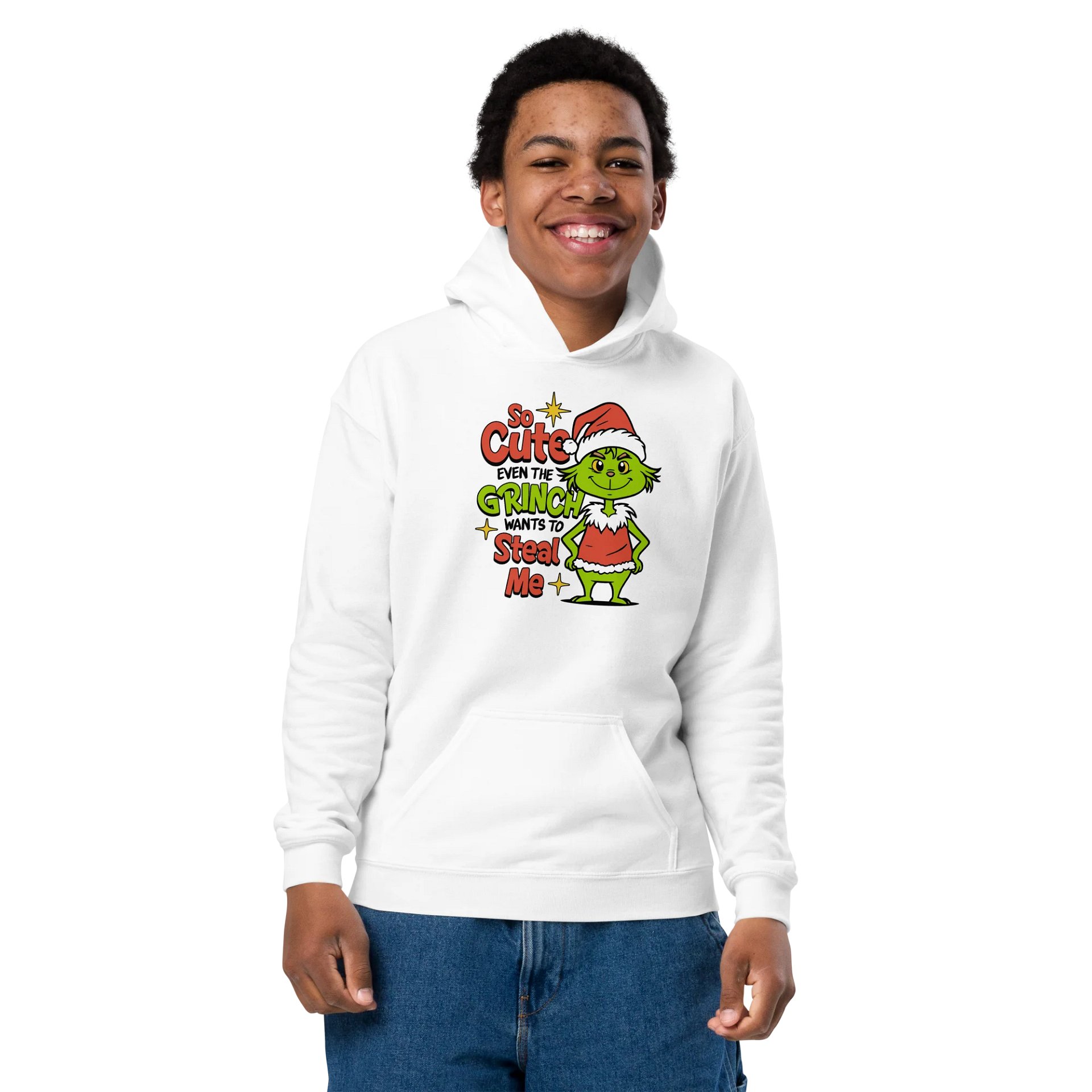 Grinch Can't Resist Youth Hoodie product image (2)