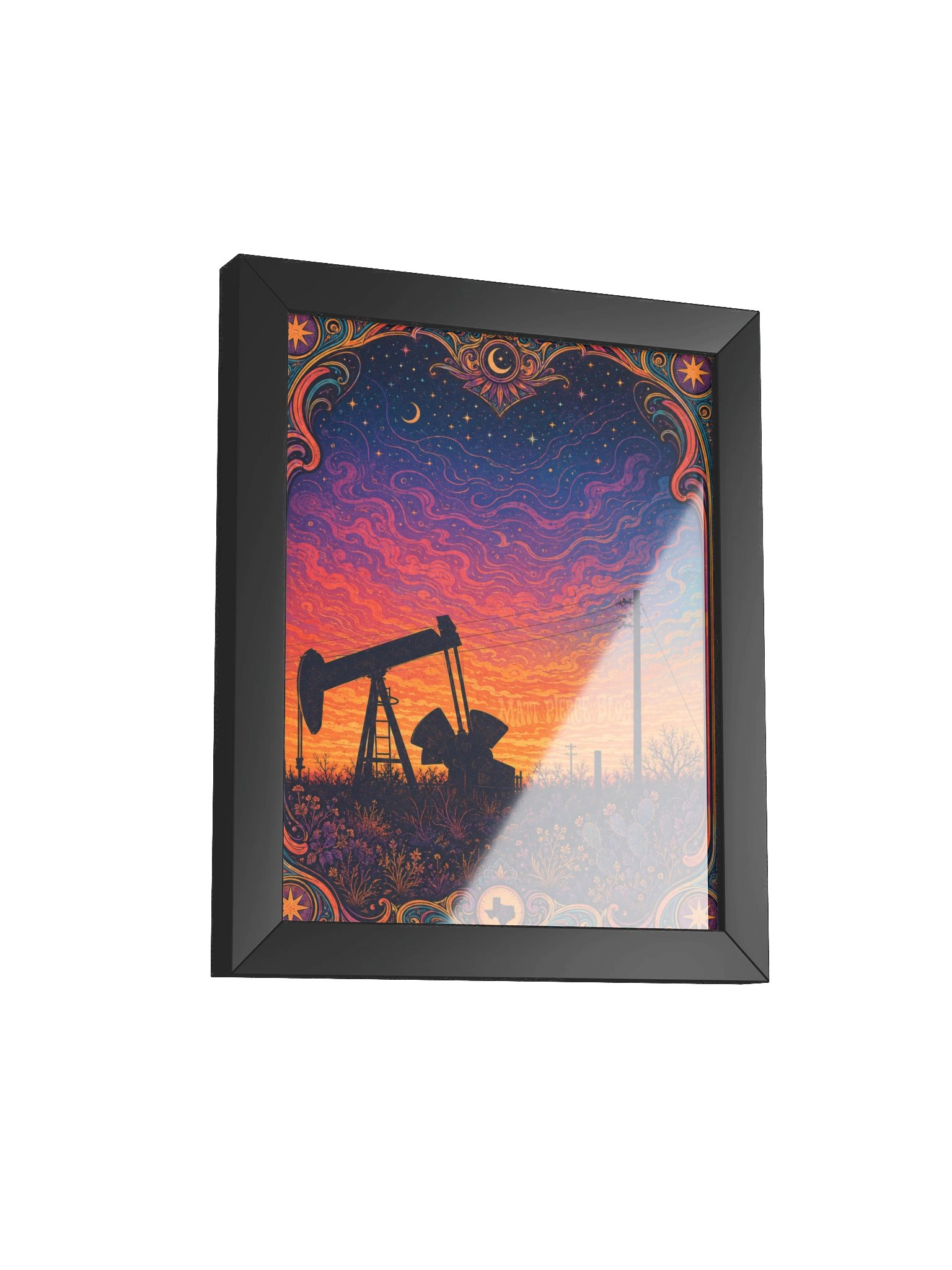 Big Spring Oilfield — Original Wall Art by Matt Pierce product image (6)