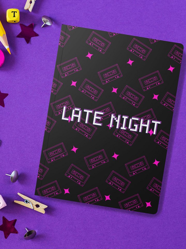 Late Night Tunes Journal w/ Art Prints Inside product image (1)