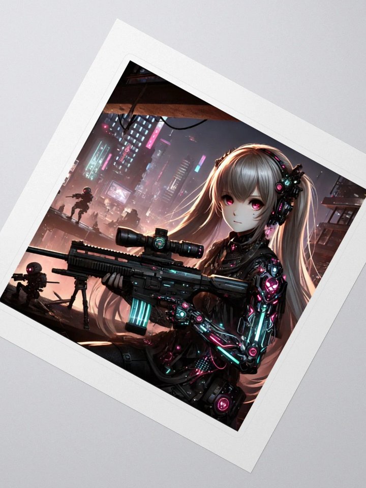 Cyberpunk Warrior Kiss Cut Stickers product image (3)