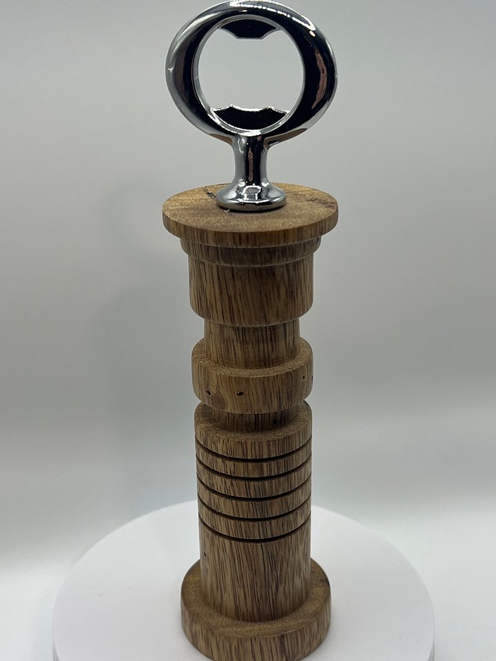 Hand-Turned Star Wars Inspired Black Limba Bottle Opener - 2 product image (1)