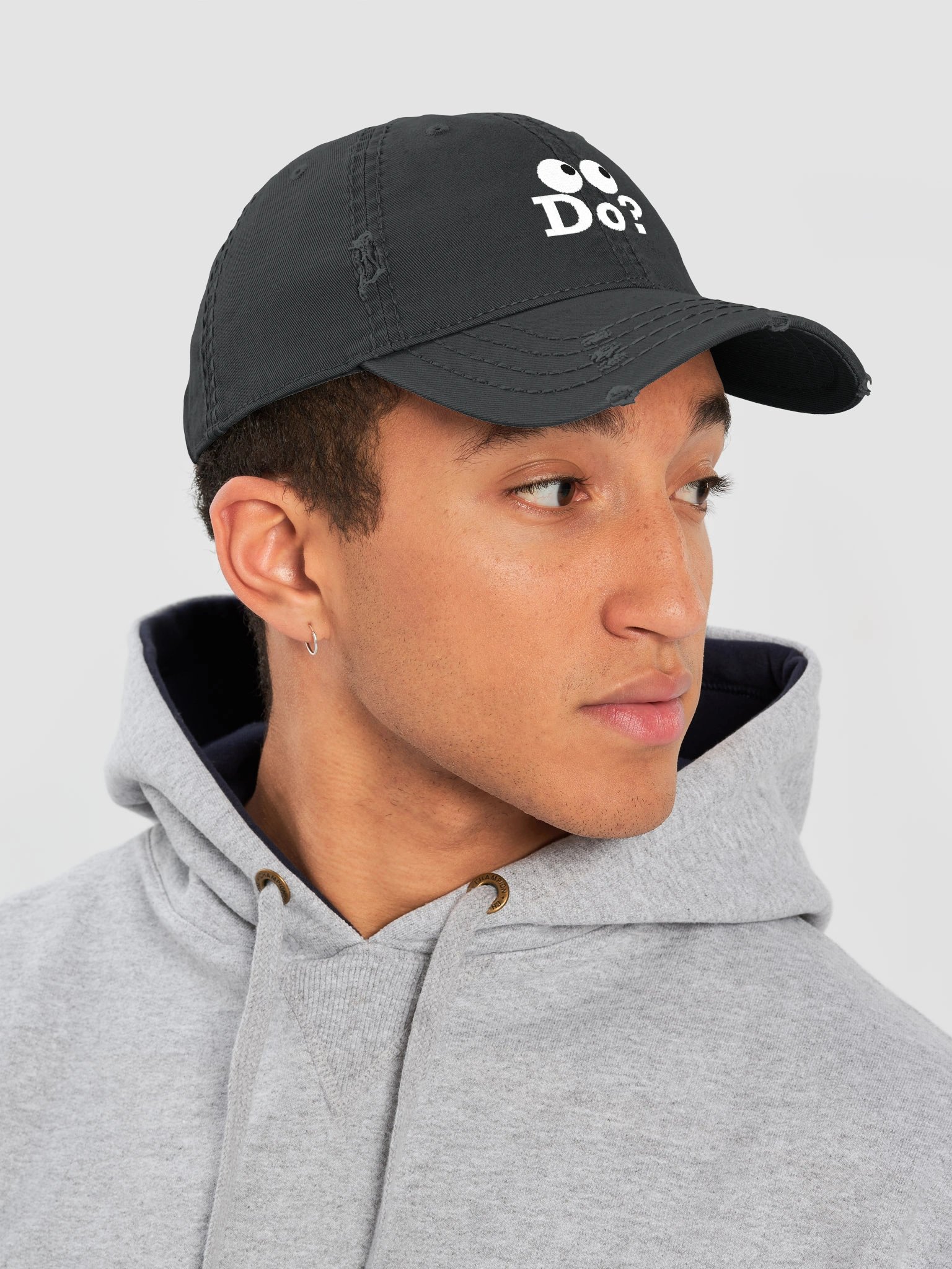 White Do? Logo // Distressed Dad hat product image (20)