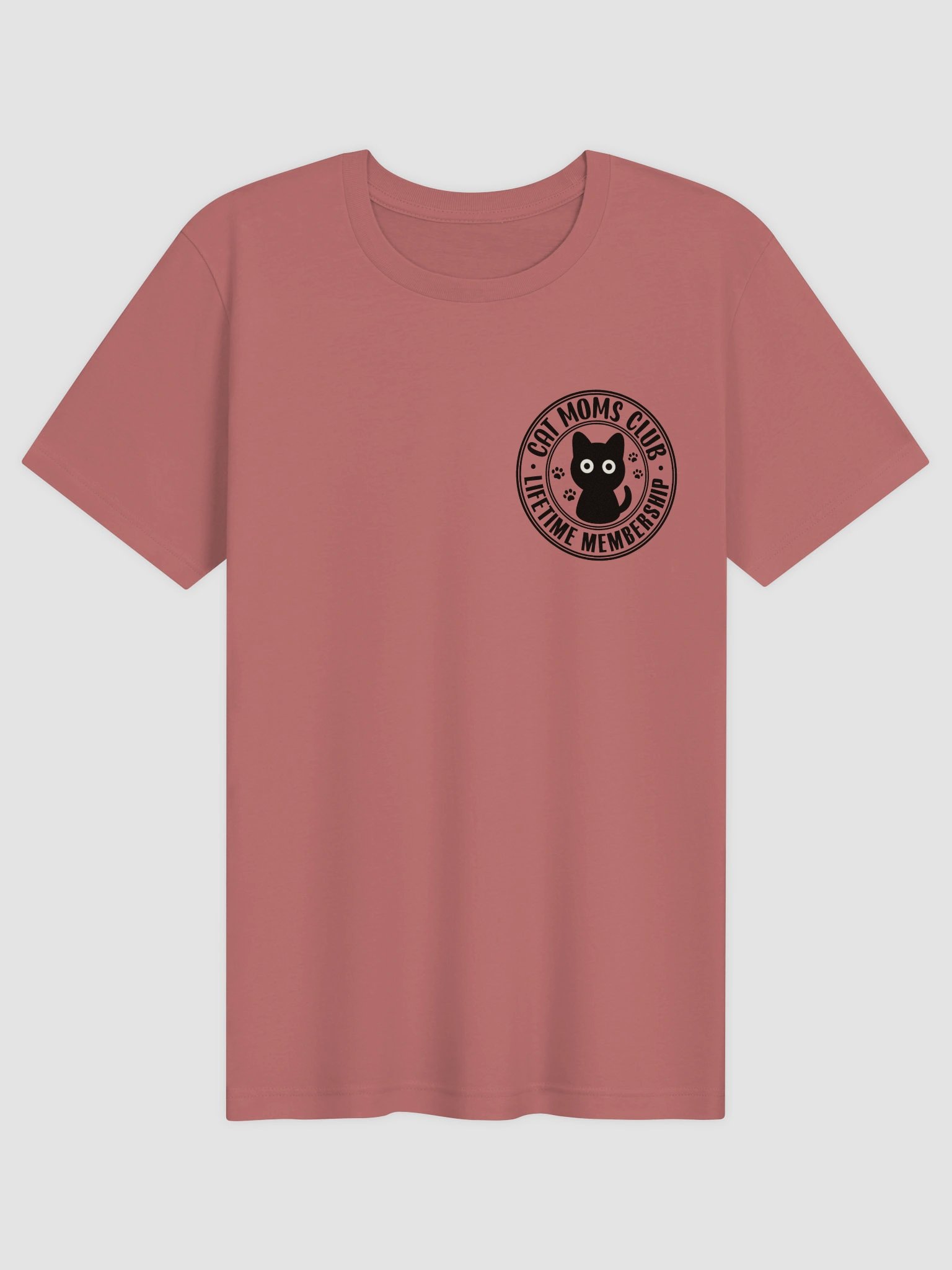 Cat Moms Club 2 (Left Chest Print) - Unisex Adult Super Soft Lightweight T-shirt product image (7)