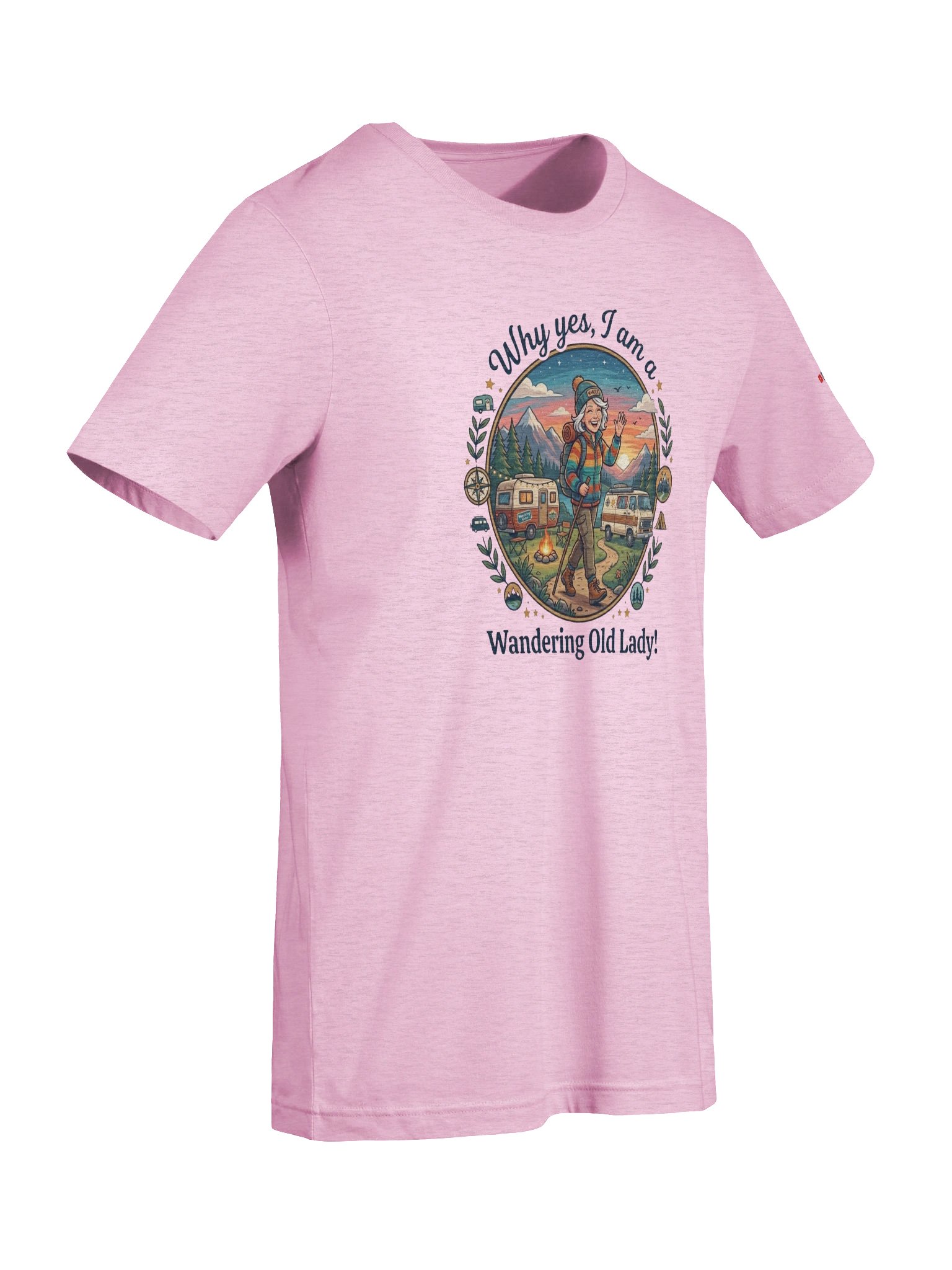 Wandering Old Lady Casual Tee product image (77)