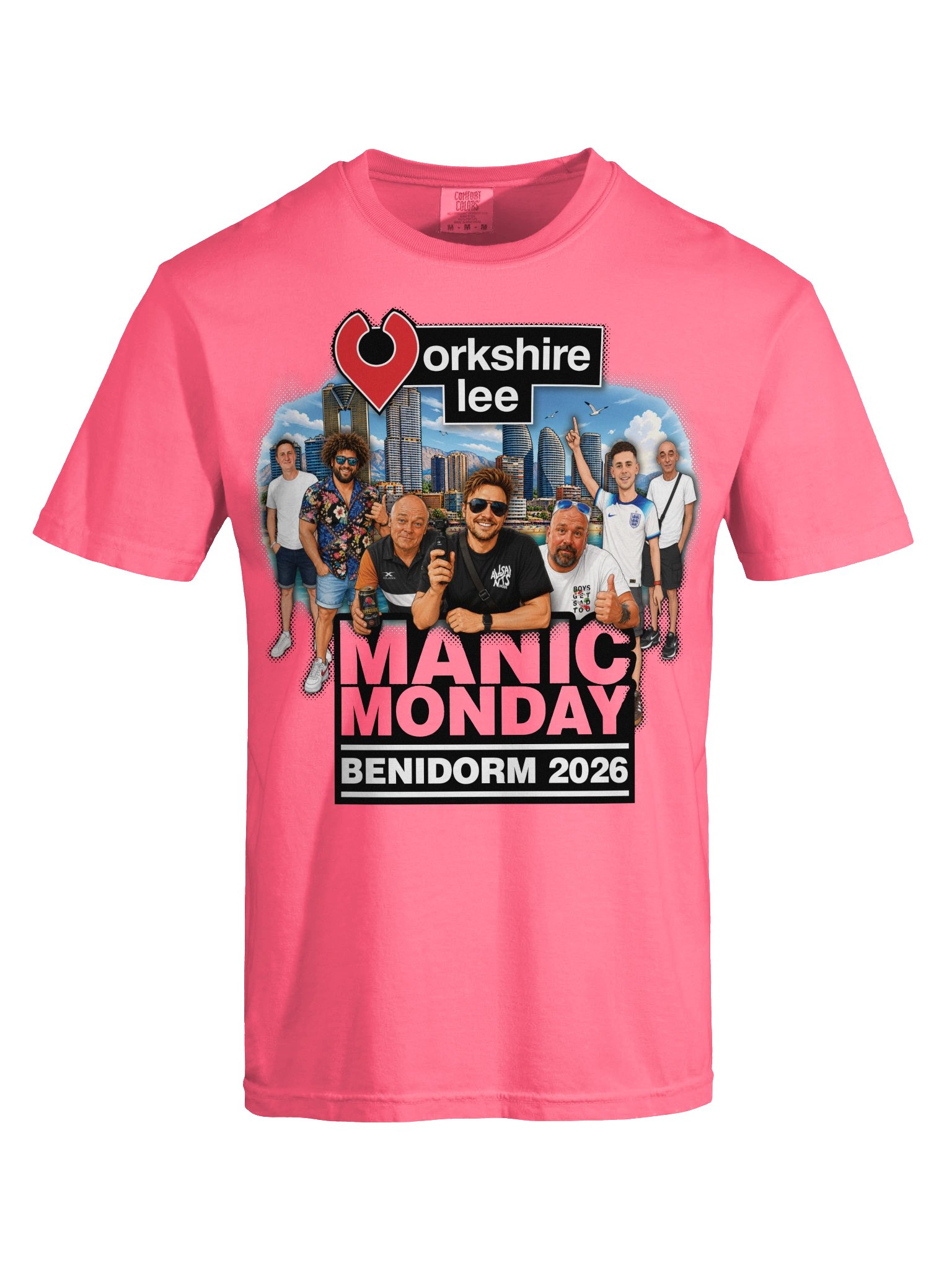 Manic Monday 2026 Comfort T-Shirt (The Lads version) DTFx print product image (5)