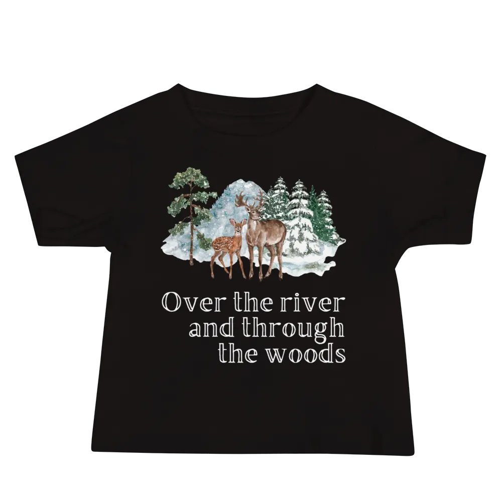 Over the River and Through the Woods Winter Holiday Toddler T-Shirt product image (1)