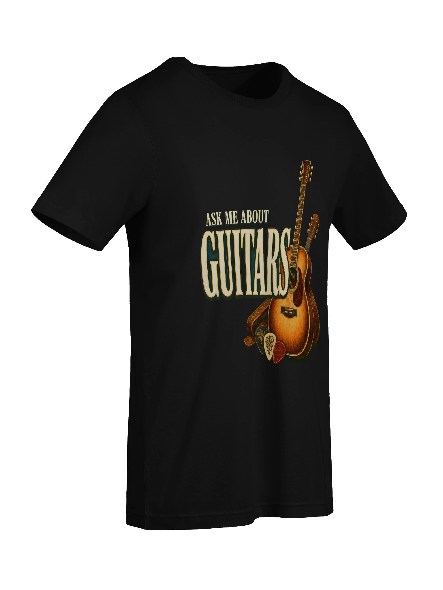 Ask Me About Guitars Tee product image (7)
