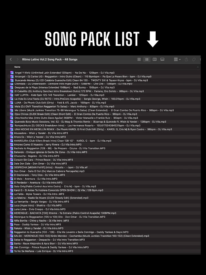 Ritmo Latino Mix Vol.2 – Song Pack product image (2)