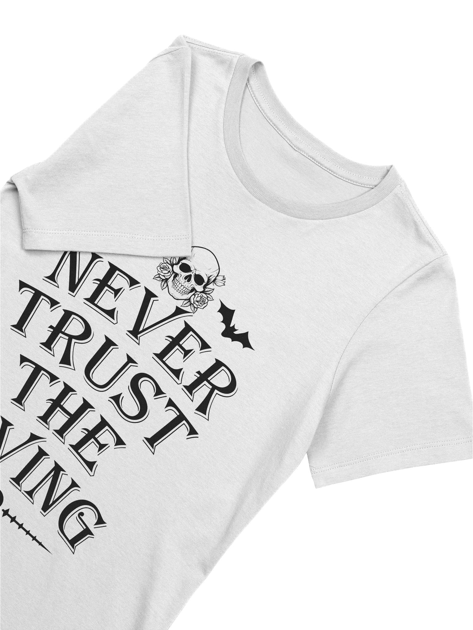[UM Designs] Recently Never Trust the Living [black] - Women's Graphic Tee product image (5)