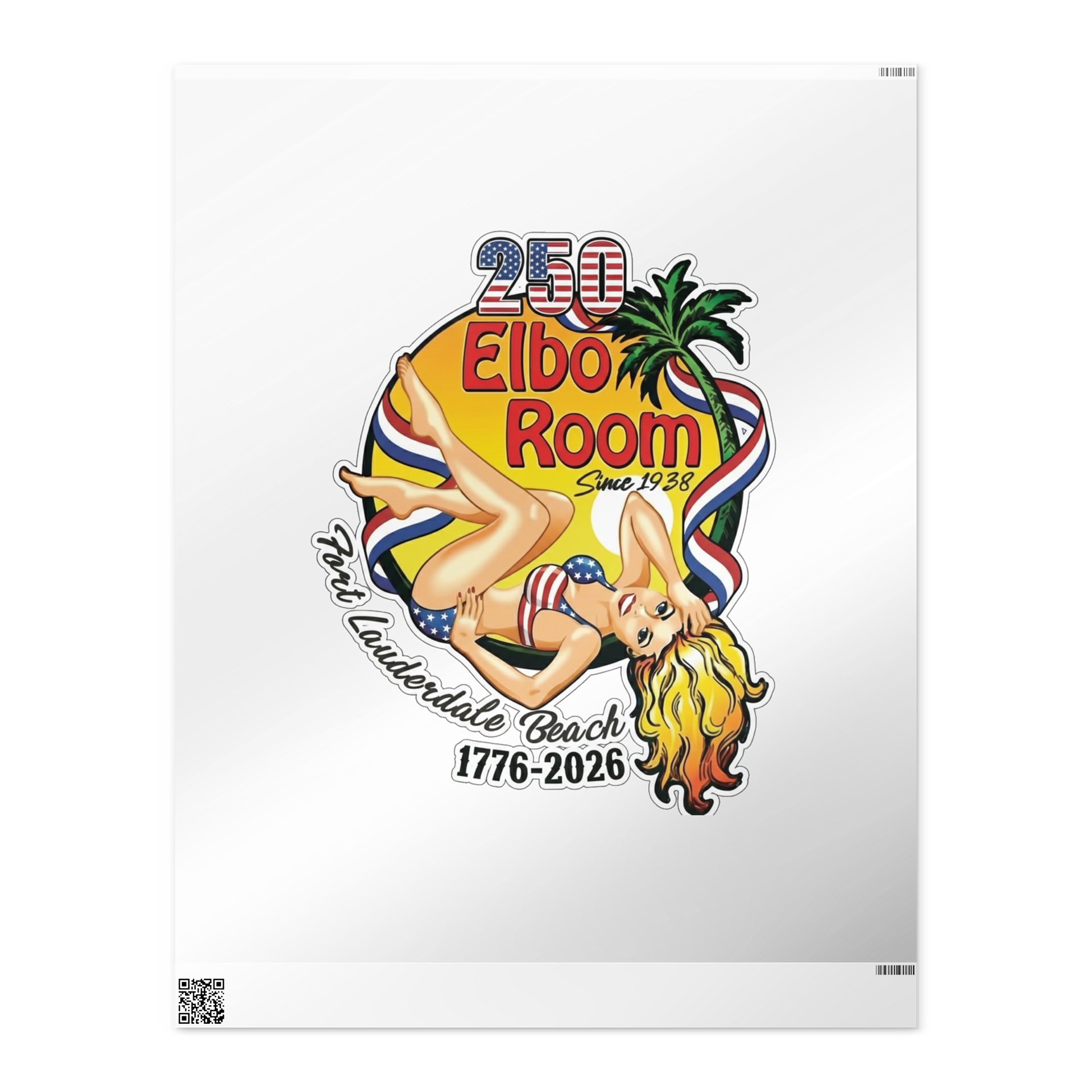 Elbo Room 250th Anniversary Commemorative Wrapping Paper product image (2)
