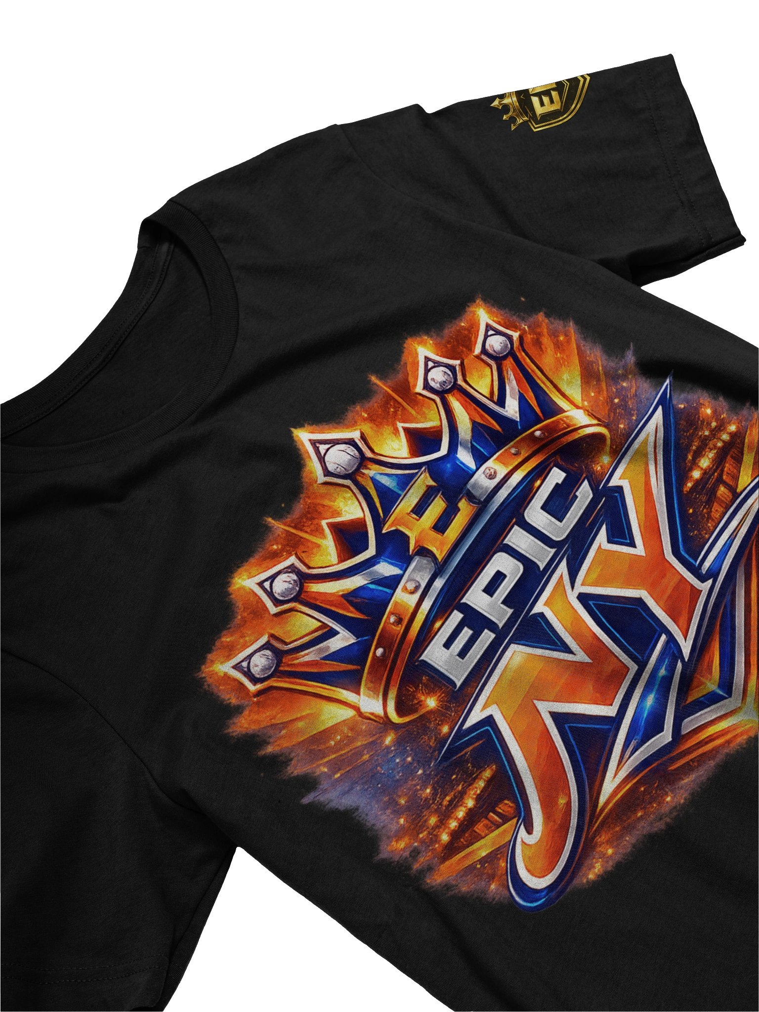 EPIC NY Crown Series Tee | Orange White Blue City Drop product image (5)