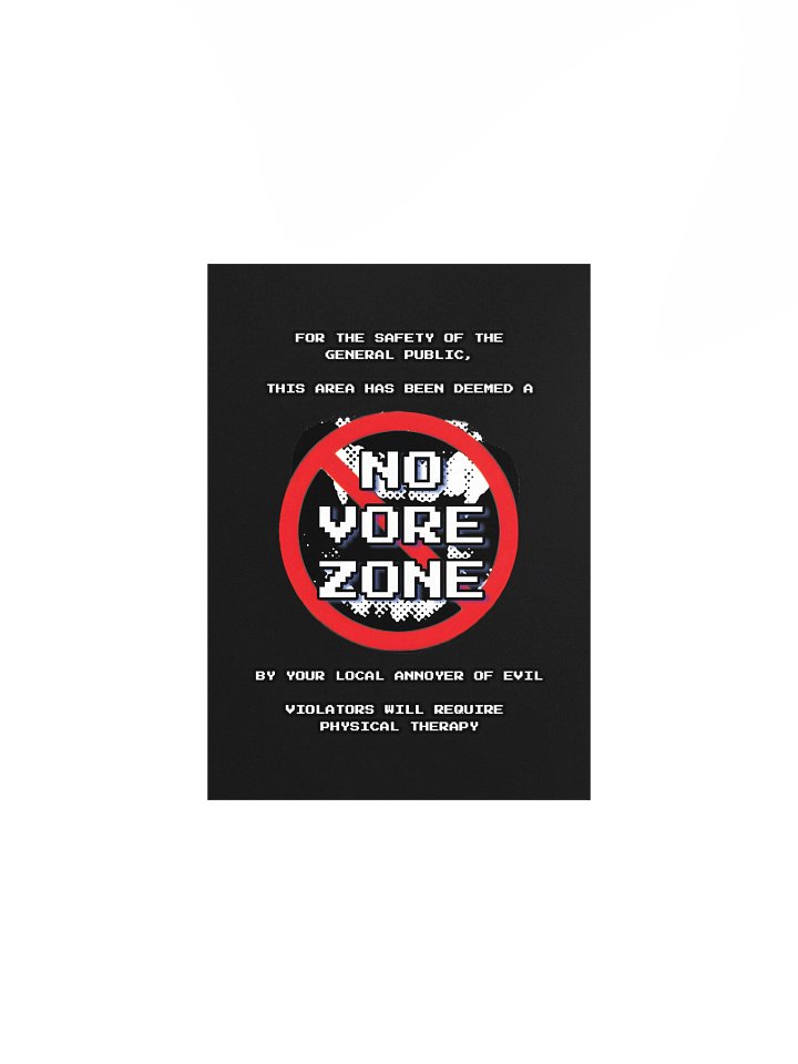 NO VORE ZONE poster product image (2)