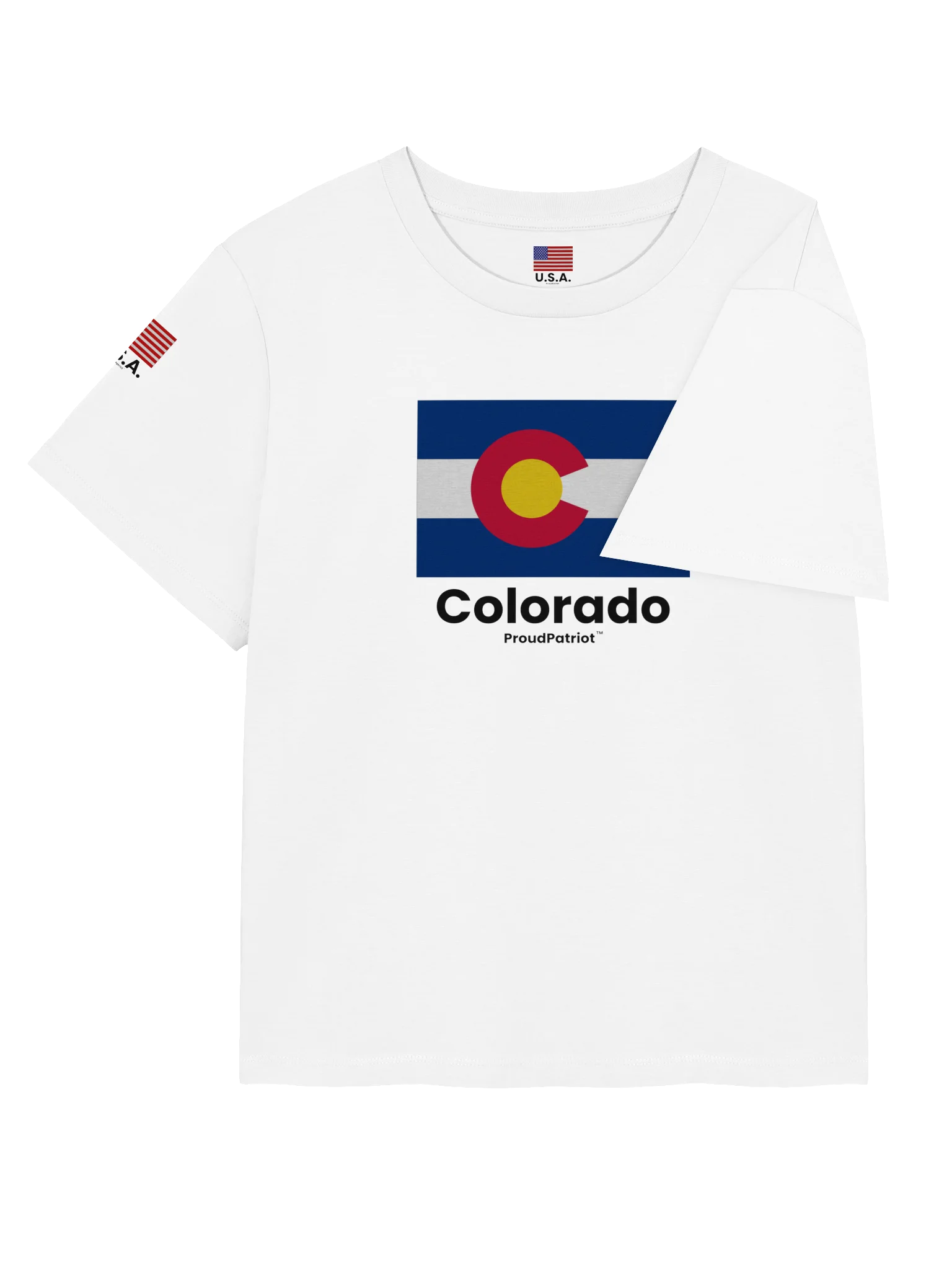 Colorado Women's Ribbed Neck T-Shirt product image (8)