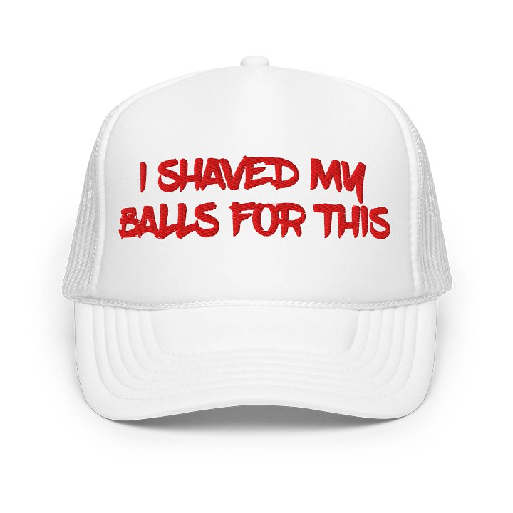 SHAVED JUNK Foam Trucker Hat product image (6)