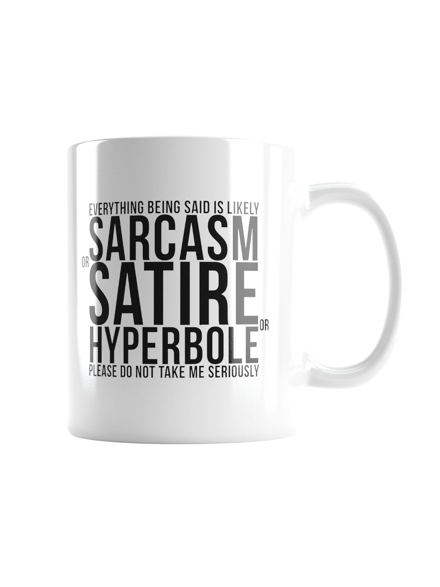 Sarcasm Mug (Black) product image (3)