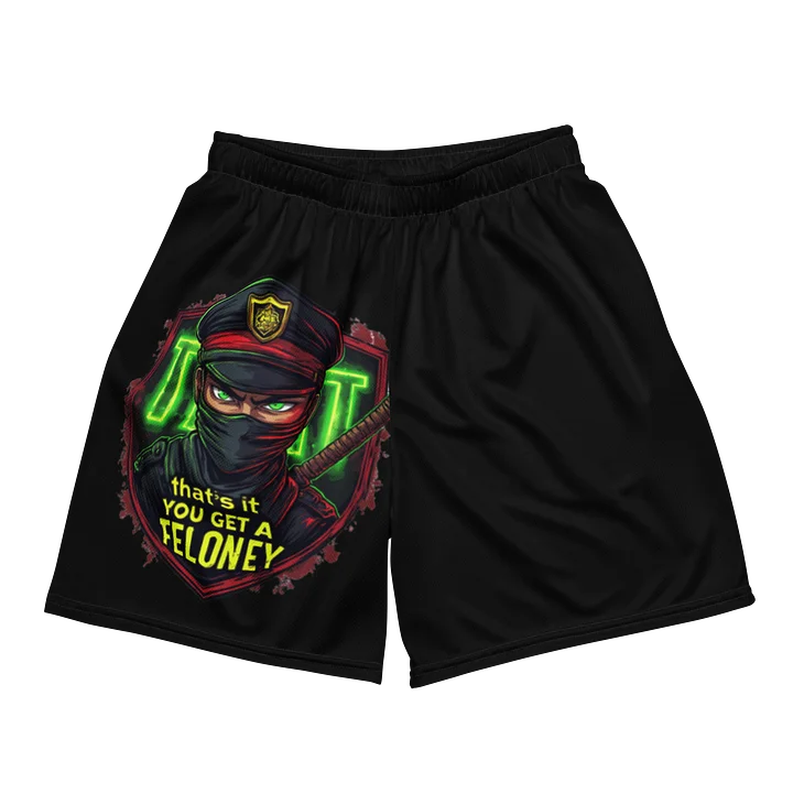 Neon Enforcer All-Over Mesh Shorts product image (2)
