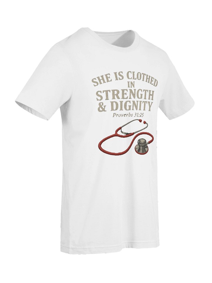 D2You Gospel Message - T Shirt - She is clothed in strength & dignity product image (2)