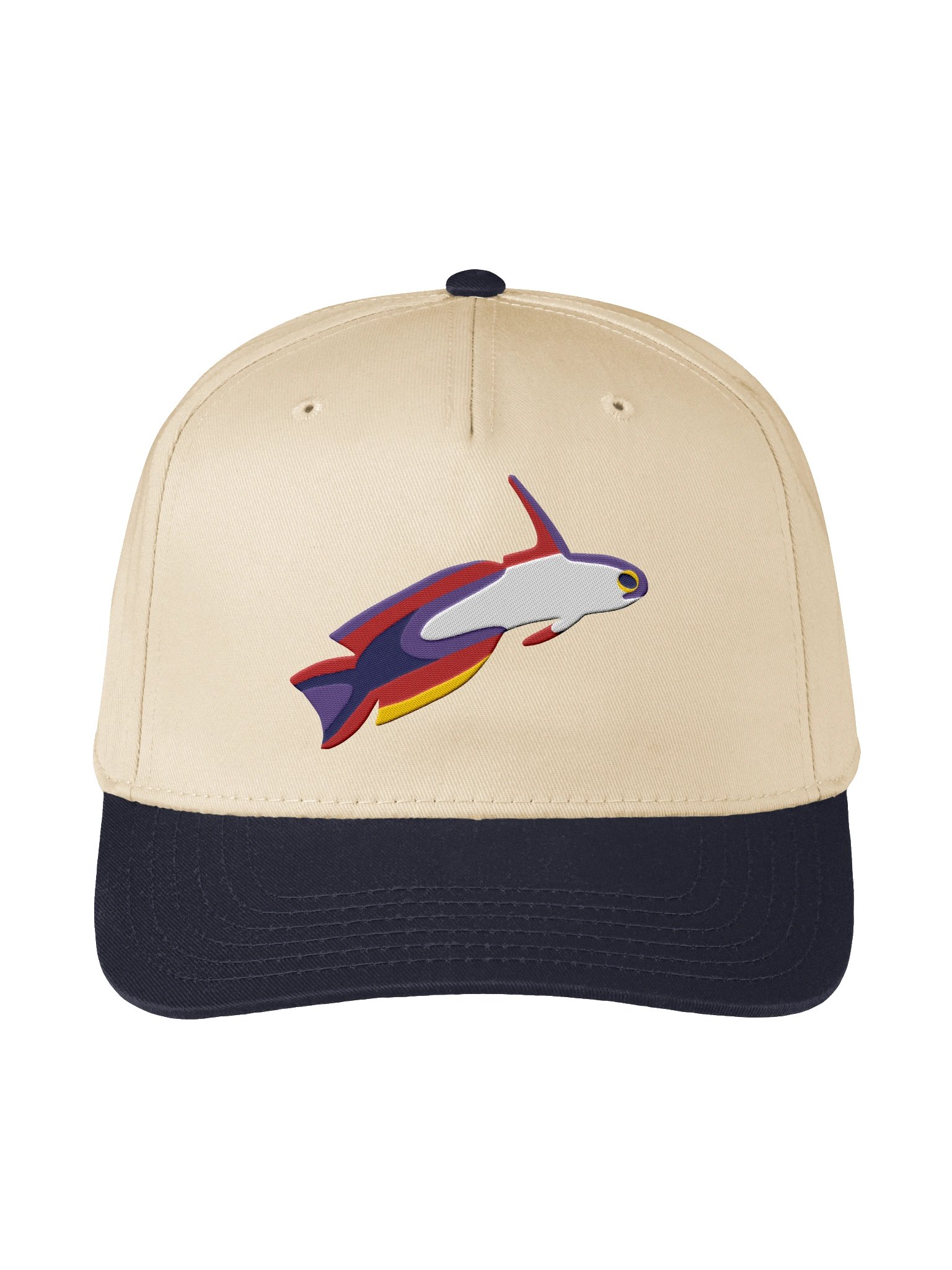 Purple Firefish Goby Embroidered Mid-Profile Baseball Cap | Saltwater Reef Aquarium Fish Hat product image (1)