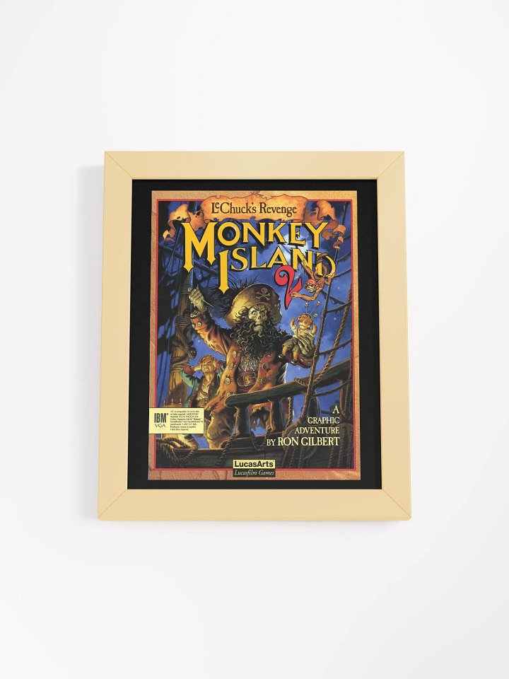 Monkey Island 2 - Framed High-Quality Matte Poster (in) product image (1)