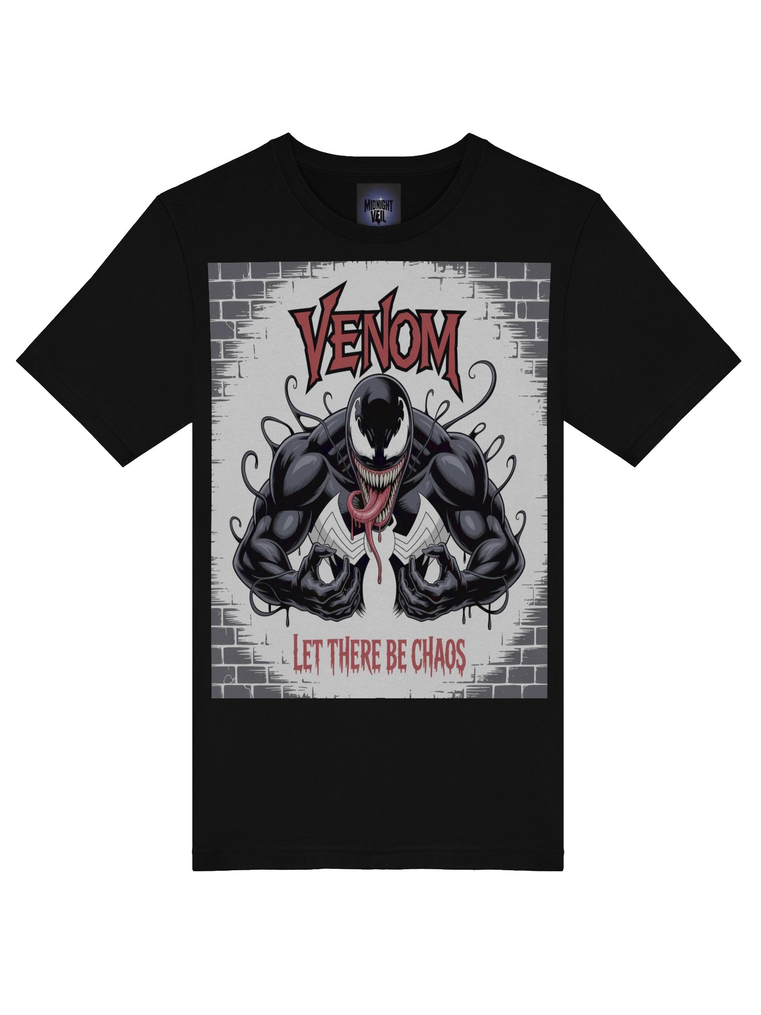Let There Be Chaos: Venom Graffiti Supersoft Tee product image (7)