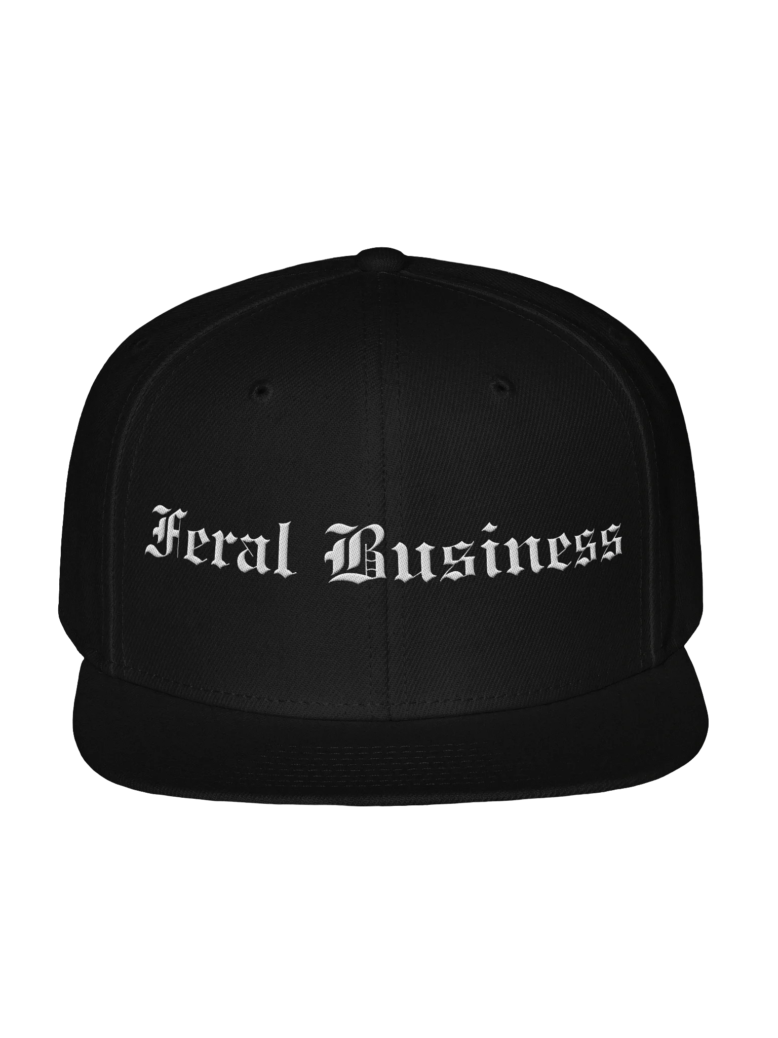 Feral Business - Old English Logo Snapback Hat