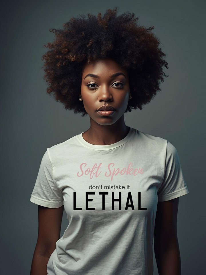 Soft Spoken Don't Mistake it Lethal Tee| Gothic Tattoo- Style By Inkthorn Studio product image (1)