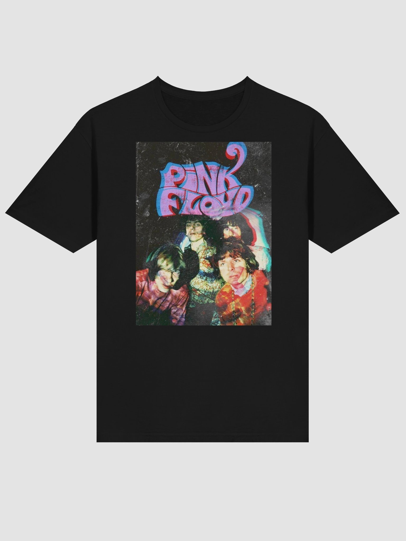 Pink Floyd Psychedelic Vintage T-Shirt | Classic 60s Rock Band Graphic Tee product image (2)