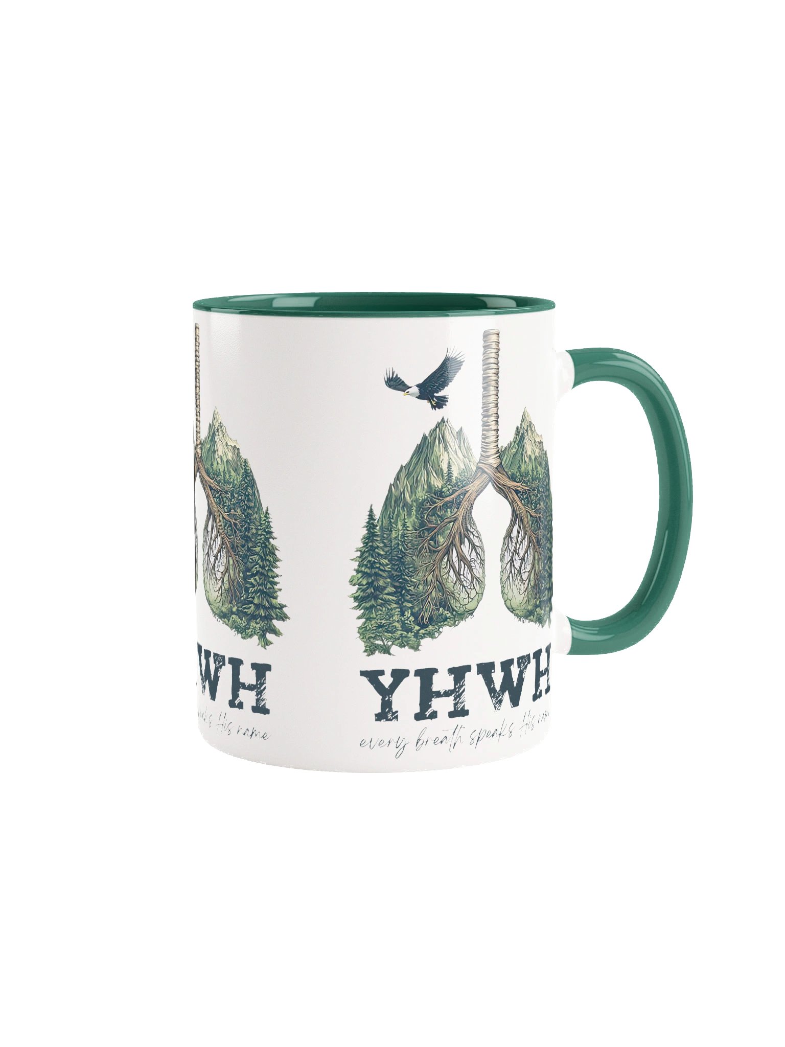 YHWH Green Mug product image (1)