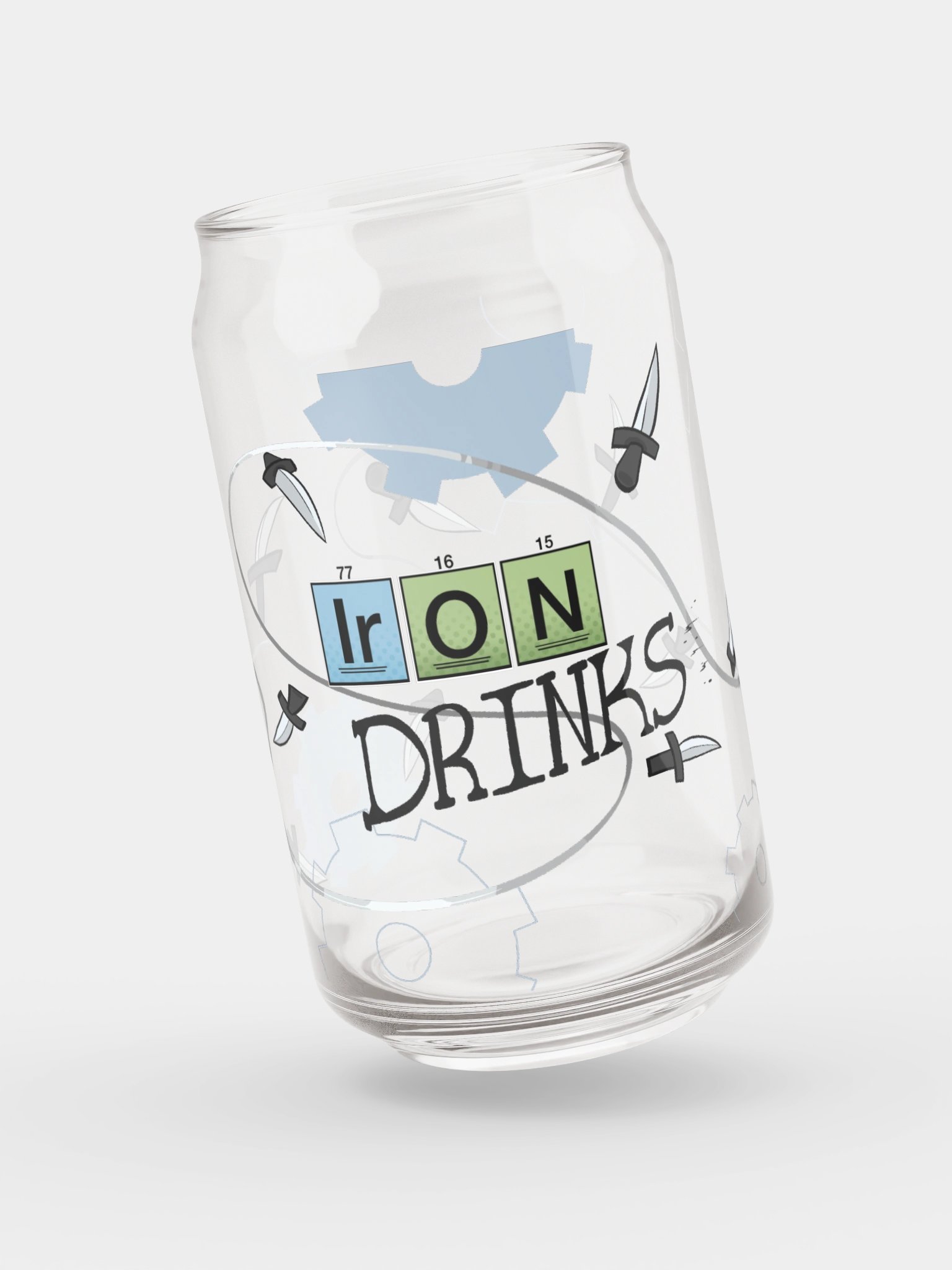 IRON DRINKS Can Glass product image (1)