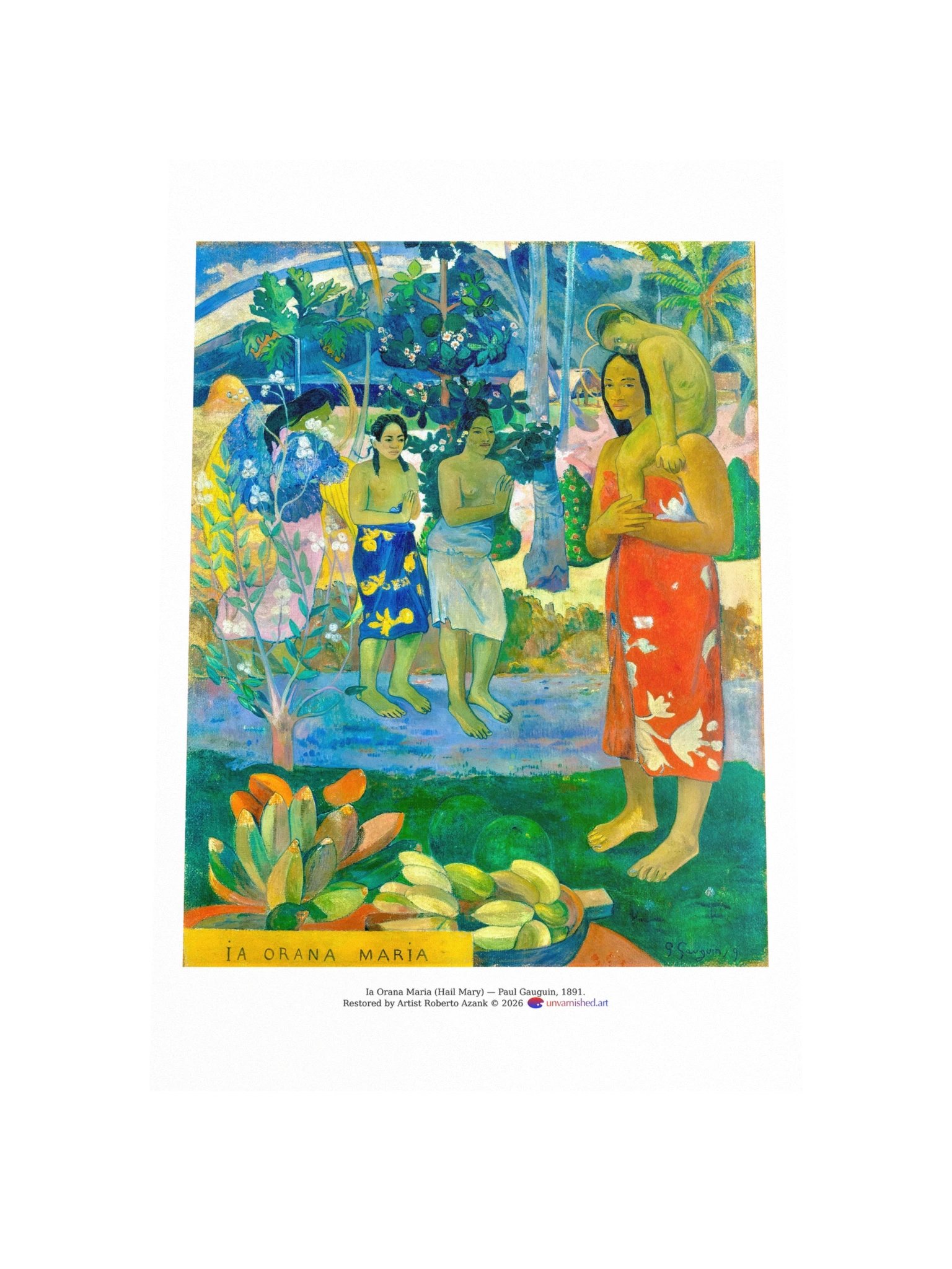 Ia Orana Maria (Hail Mary) — Large Poster product image (4)