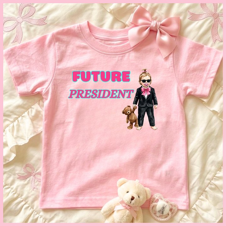 Future President🩷Super Soft🪽T-shirt🩷 product image (1)