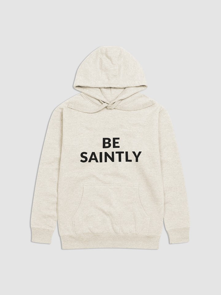 Be Saintly Hoodie - Black Print product image (4)