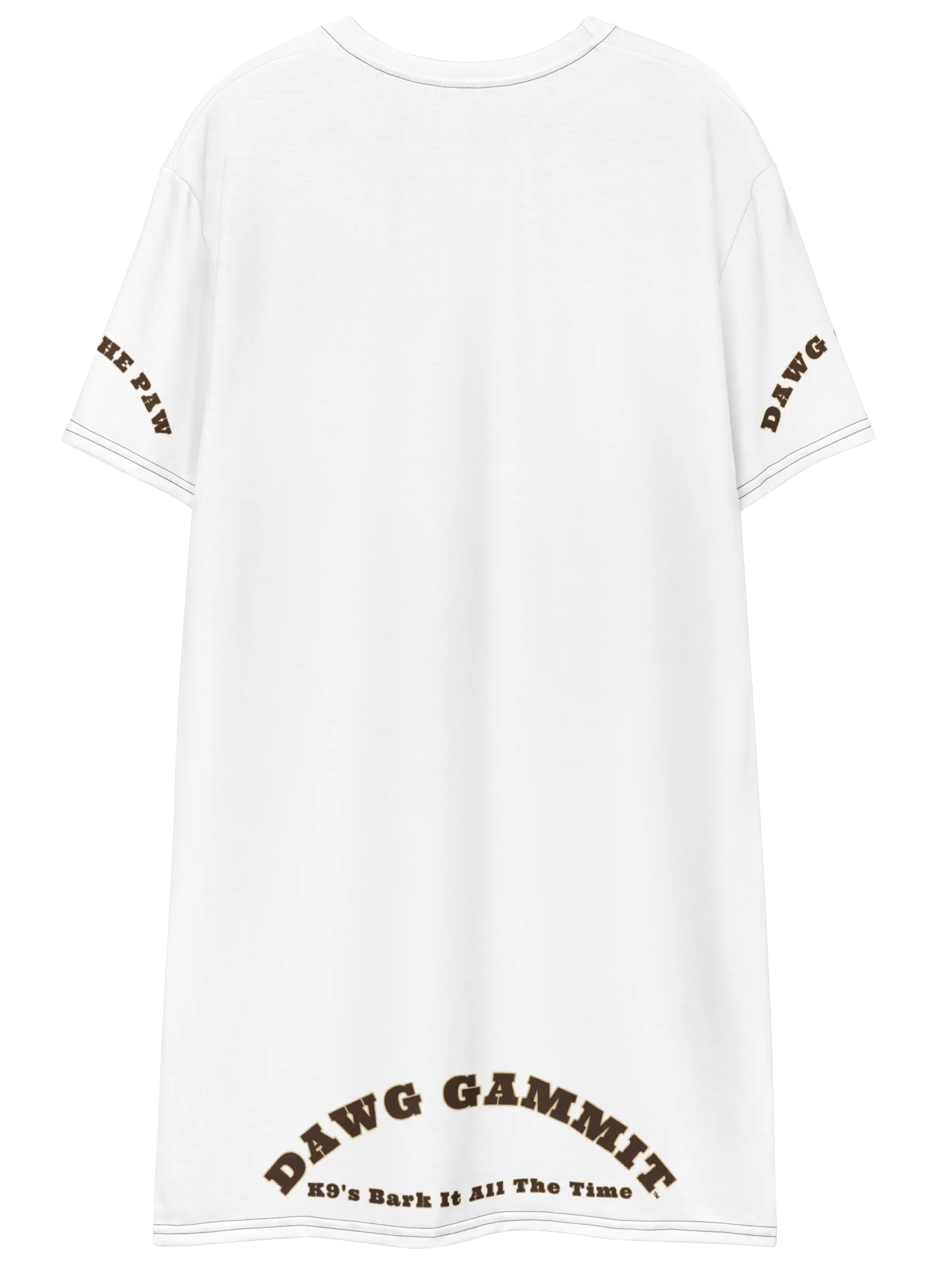 DAWG GAMMIT™ Wanted Poodle T-shirt Dress product image (2)