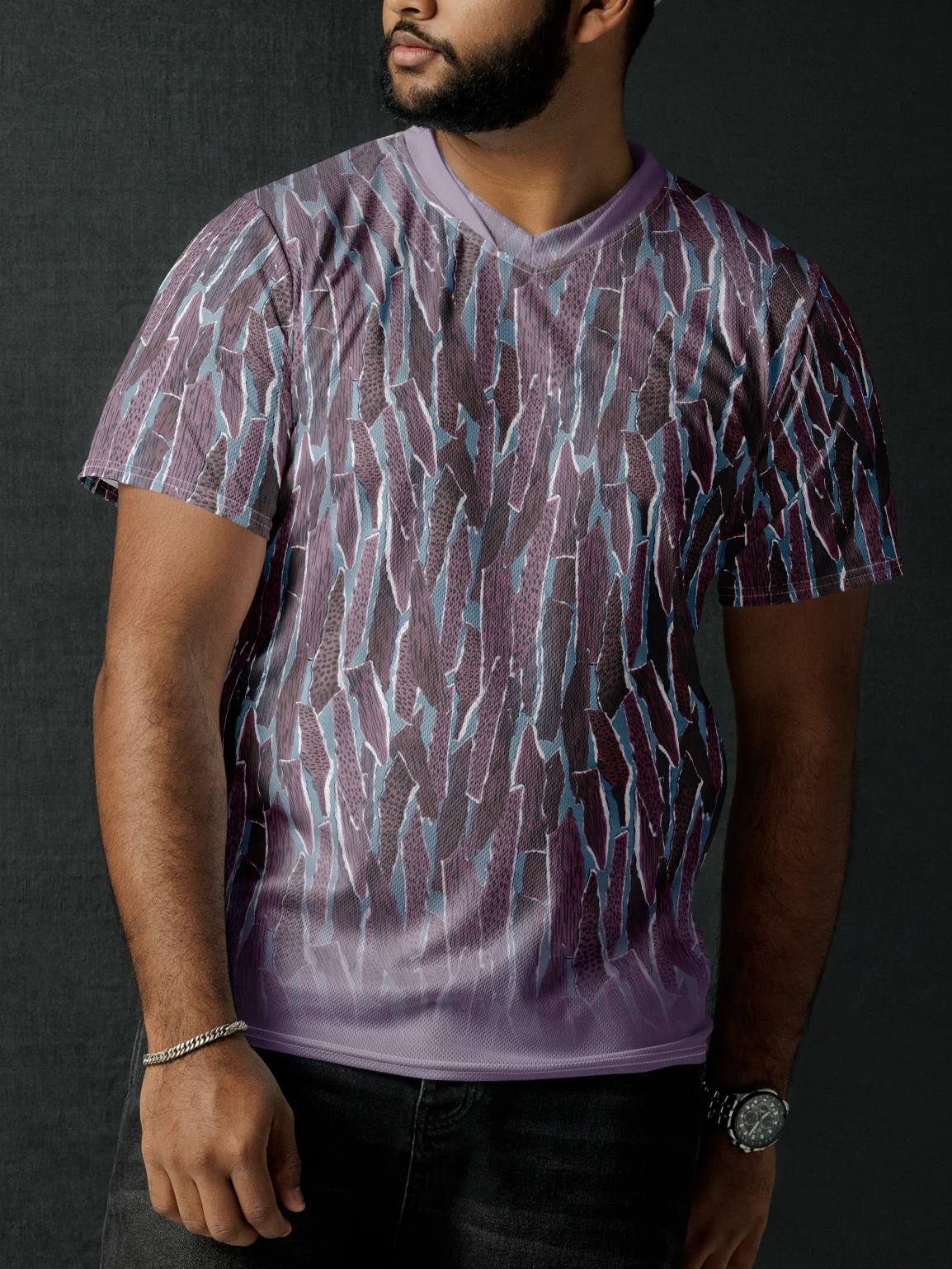 "Wild Purple" Sports Jersey product image (4)