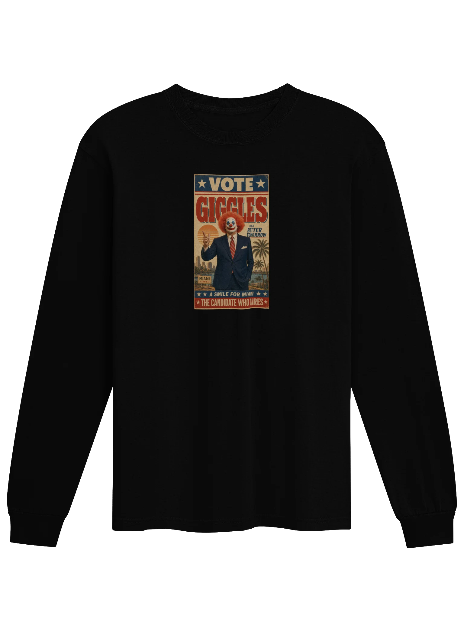 Vote Giggles Long Sleeve T-Shirt product image (9)