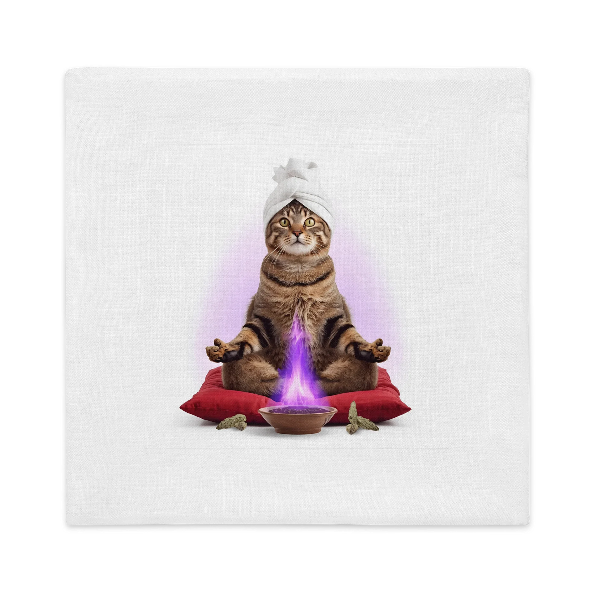 Zen Cat Premium Pillow Case product image (1)