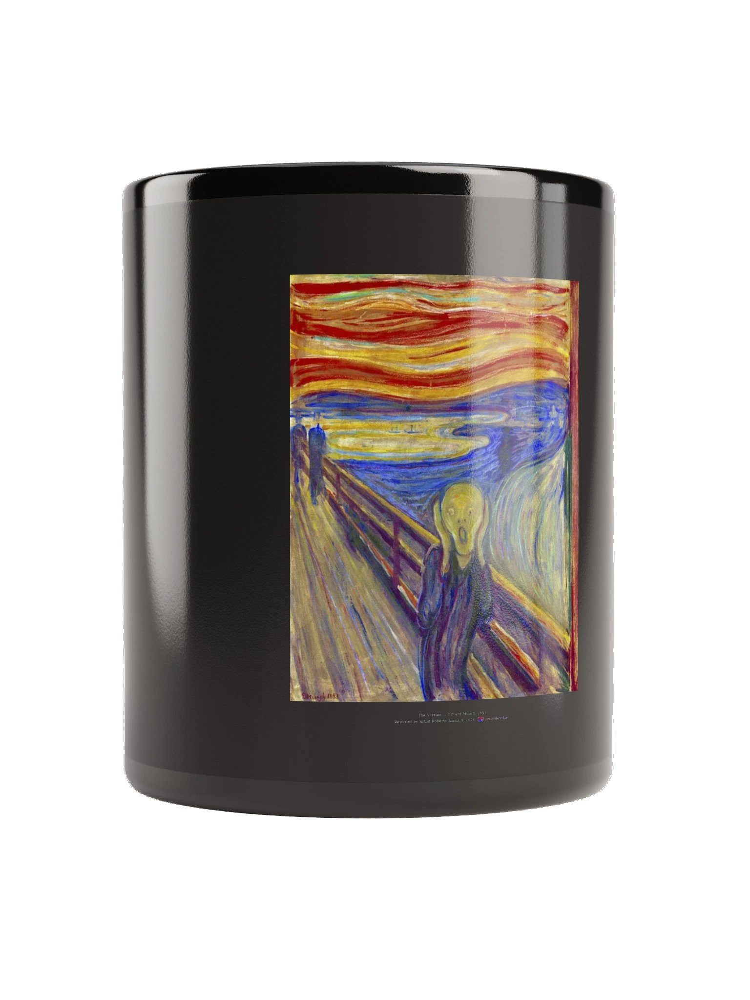 The Scream — Black Mug product image (2)